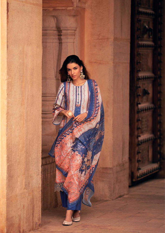 Mumtaz Jashn E Riwaaz Pashmina Viscose Printed Cotton Dress material 
